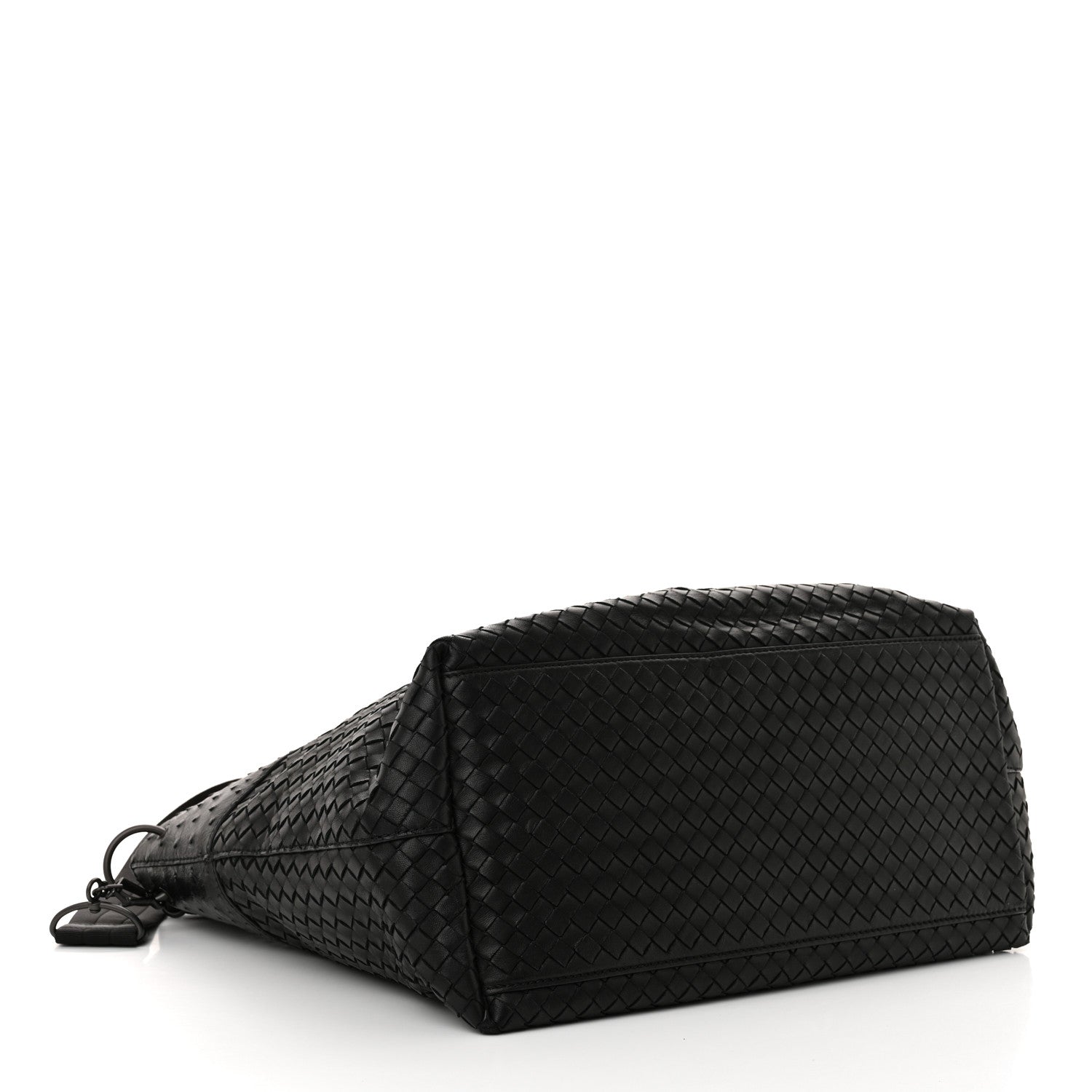 Bottega Veneta Ostrich Nappa Intrecciato Tote Black 4 of 10