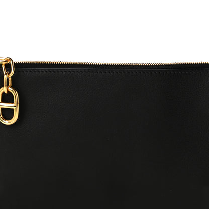 Hermes Evergrain Chaine d'Ancre Zipengo Pochette To Go Black 8 of 10
