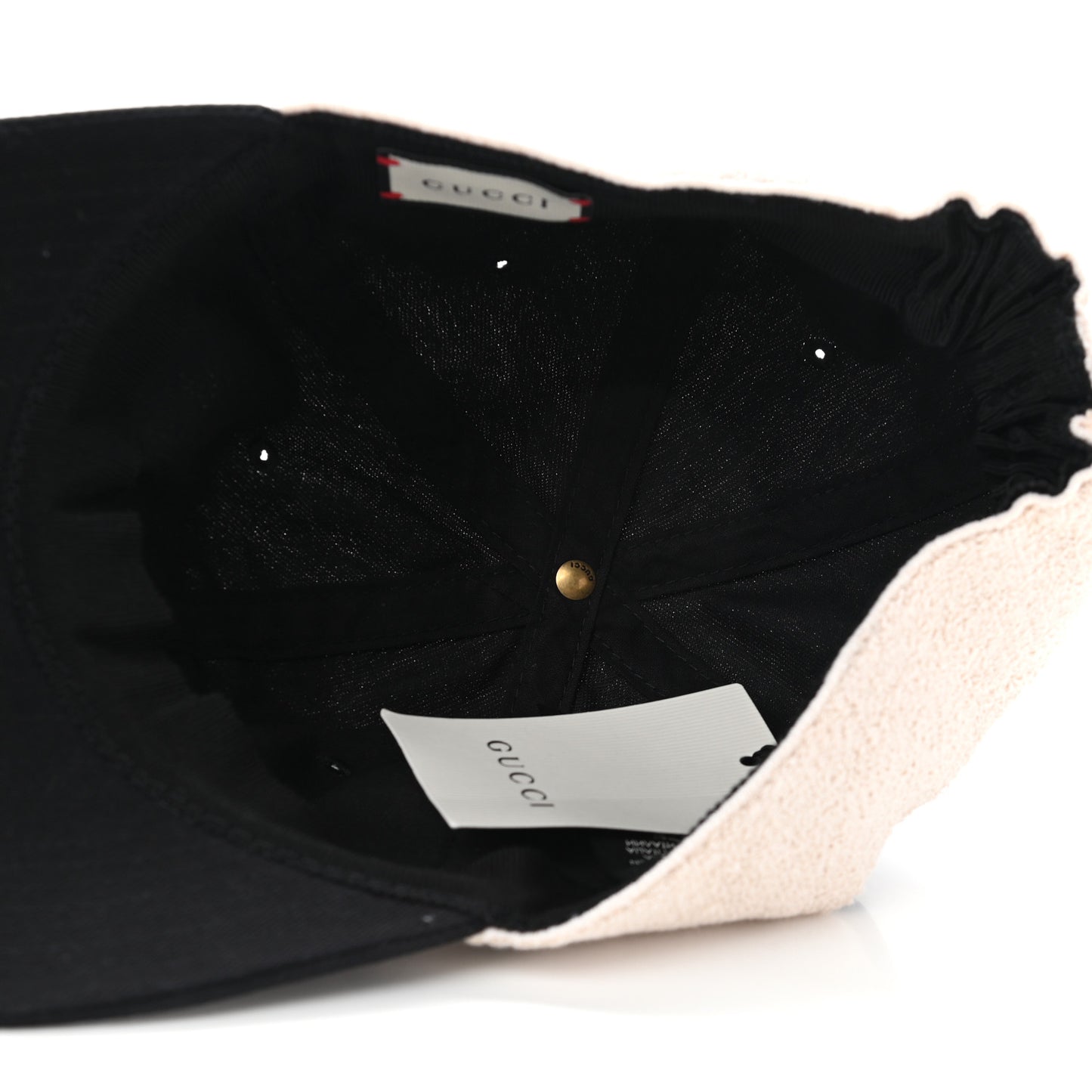 Gabardine Gucci Headband Baseball Hat M Black