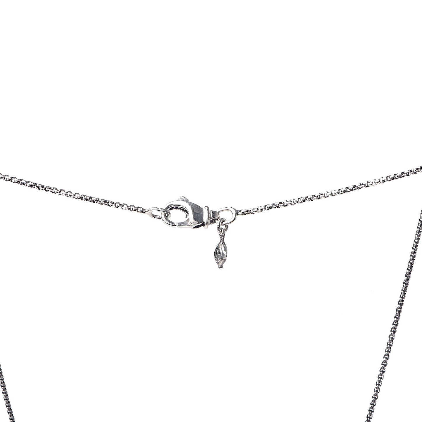 Sterling Silver 18K Yellow Gold Open Heart Cable Necklace