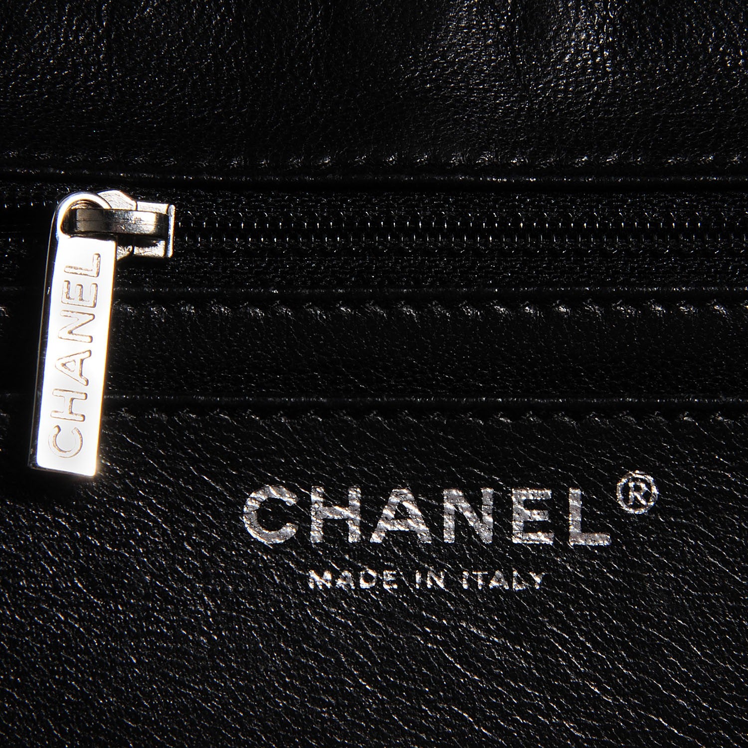 Chanel Calfskin Diagonal Ligne Flap Black 6 of 8