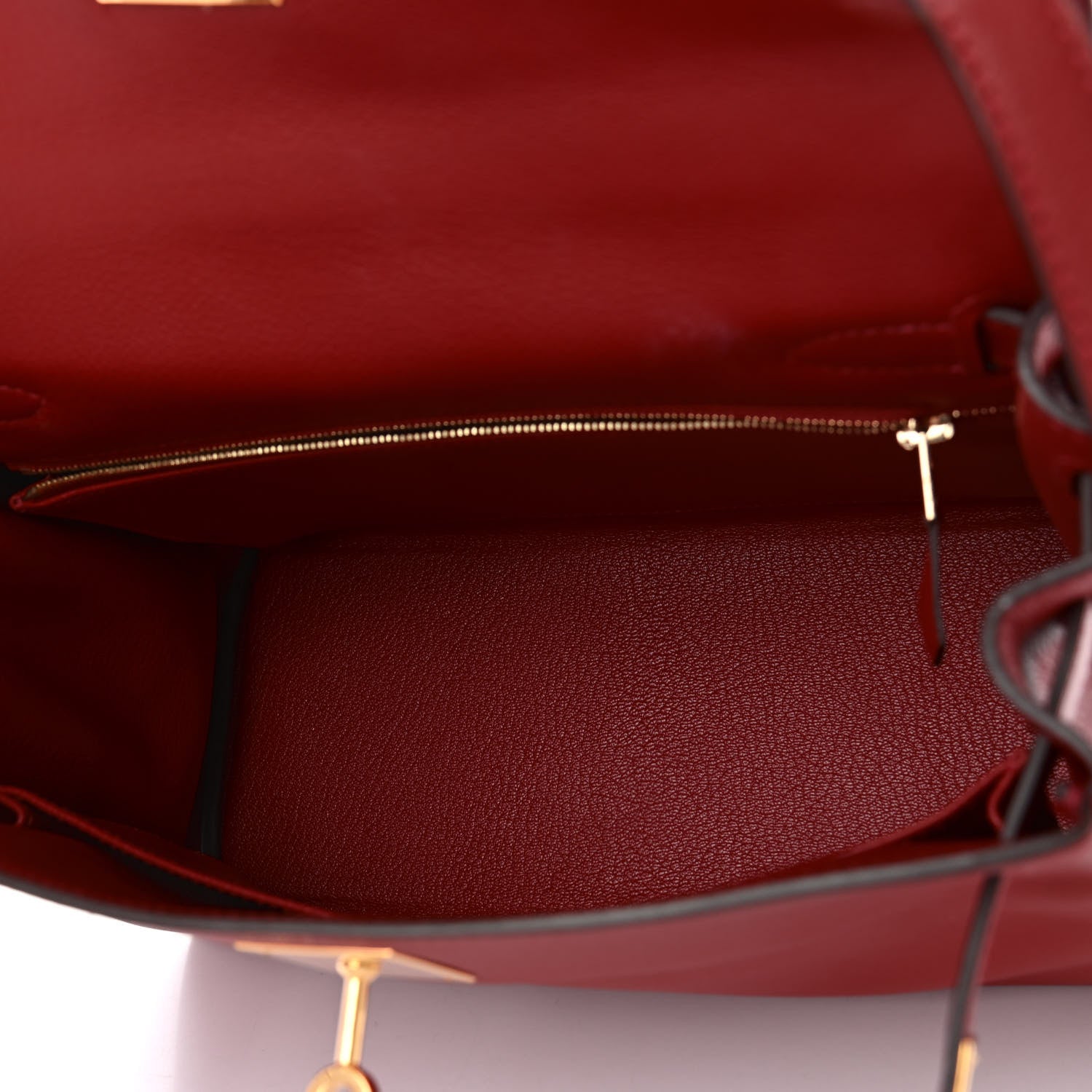 Hermes Evercolor Kelly Retourne 28 Rouge Casaque 4 of 13