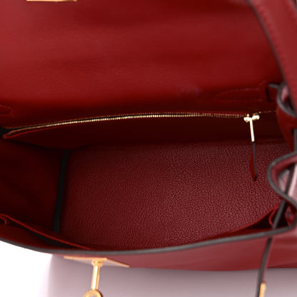 Hermes Evercolor Kelly Retourne 28 Rouge Casaque 4 of 13