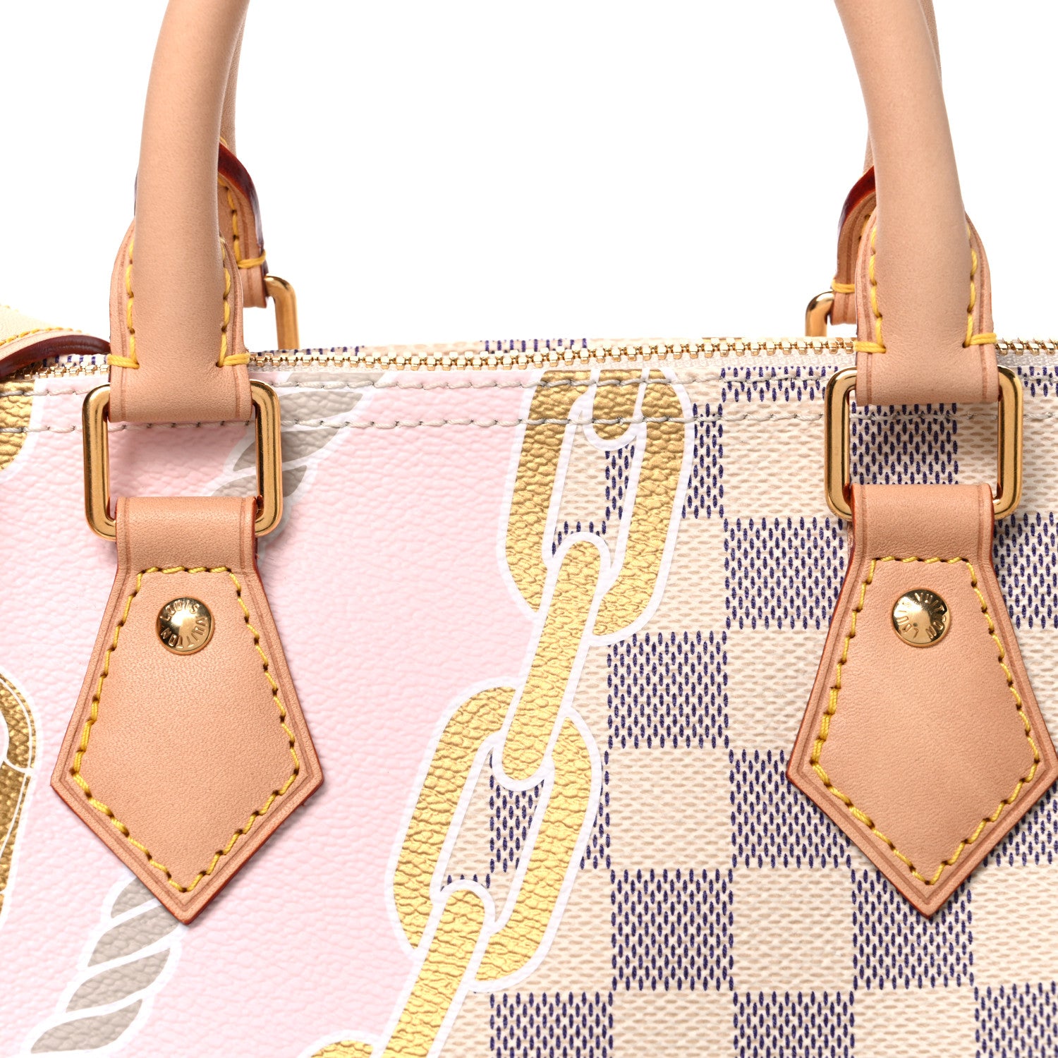 Louis Vuitton Damier Azur Nautical Speedy Bandouliere 25 7 of 9