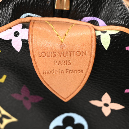 Louis Vuitton Monogram Multicolor Speedy 30 Black 6 of 9