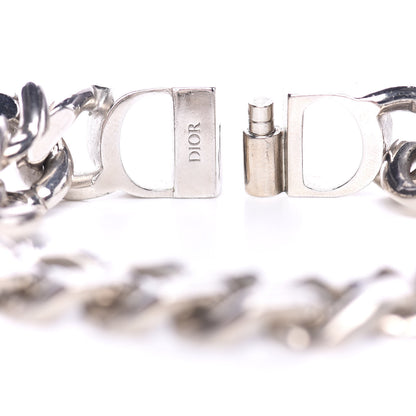 Christian Dior Brass CD Icon Chain Bracelet Silver 3 of 3