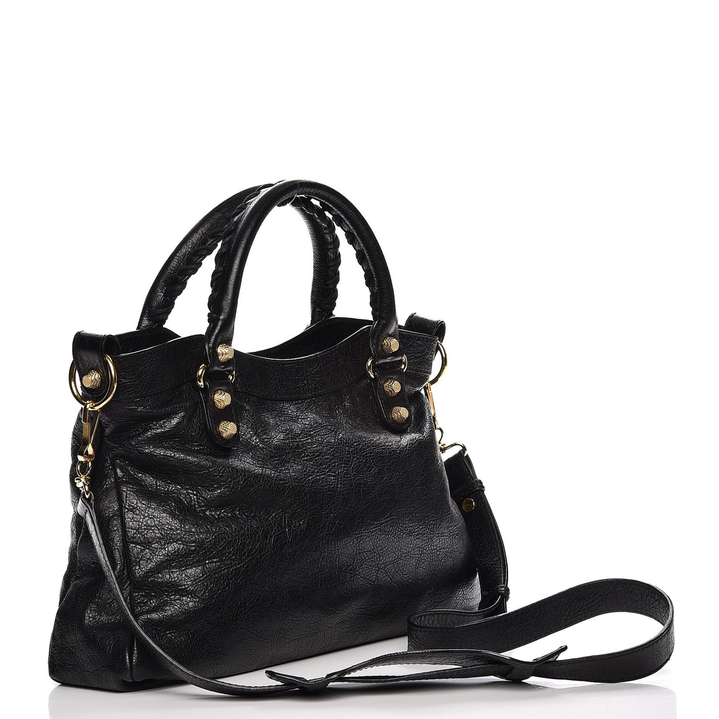 Agneau Giant 12 Gold Hardware Town Black