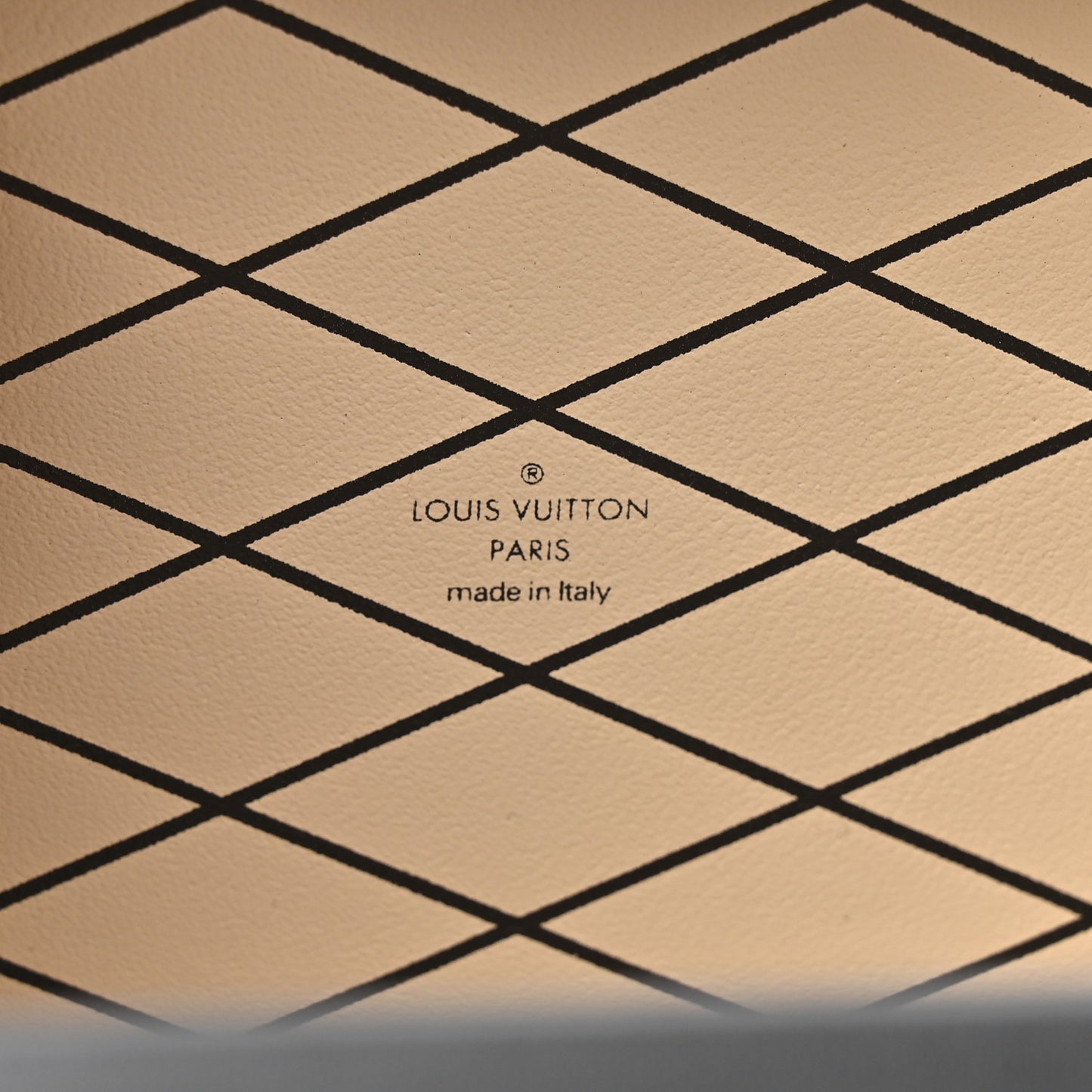 Calfskin LV Symphony Petite Malle White Black