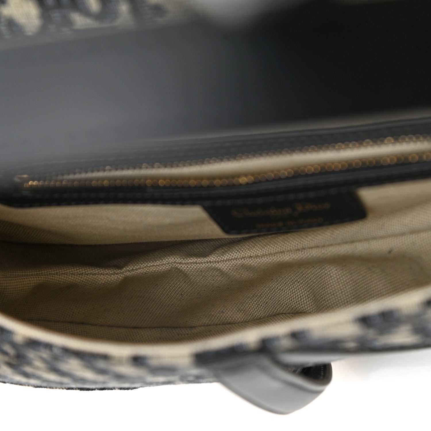 Christian Dior Oblique Saddle Bag Blue 5 of 9