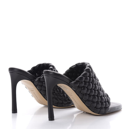 Bottega Veneta Nappa Padded Intreccio The Curve Sandals 40.5 Black 4 of 9
