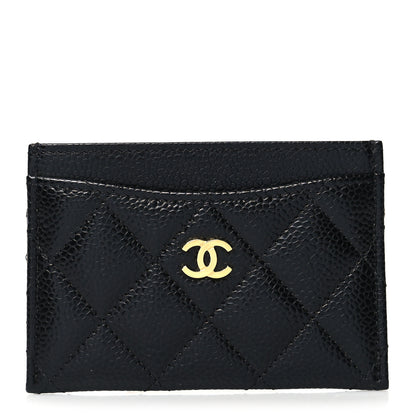 Chanel Caviar Quilted Card Holder Black 1 of 12