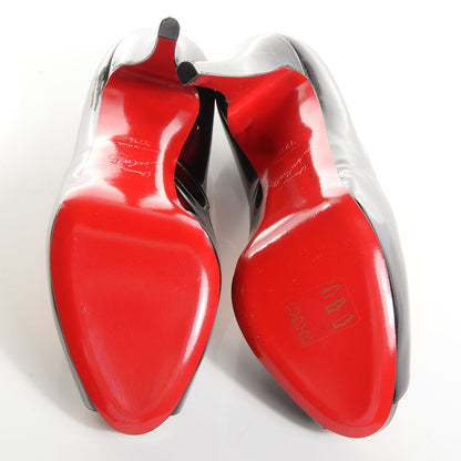 Christian Louboutin Patent Very Prive 120 Pumps 37.5 Black 6 of 7