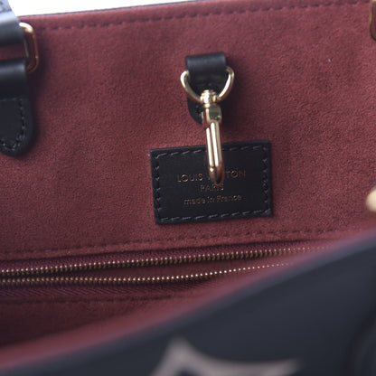 Louis Vuitton Empreinte Monogram Giant Onthego MM Black Beige 8 of 9