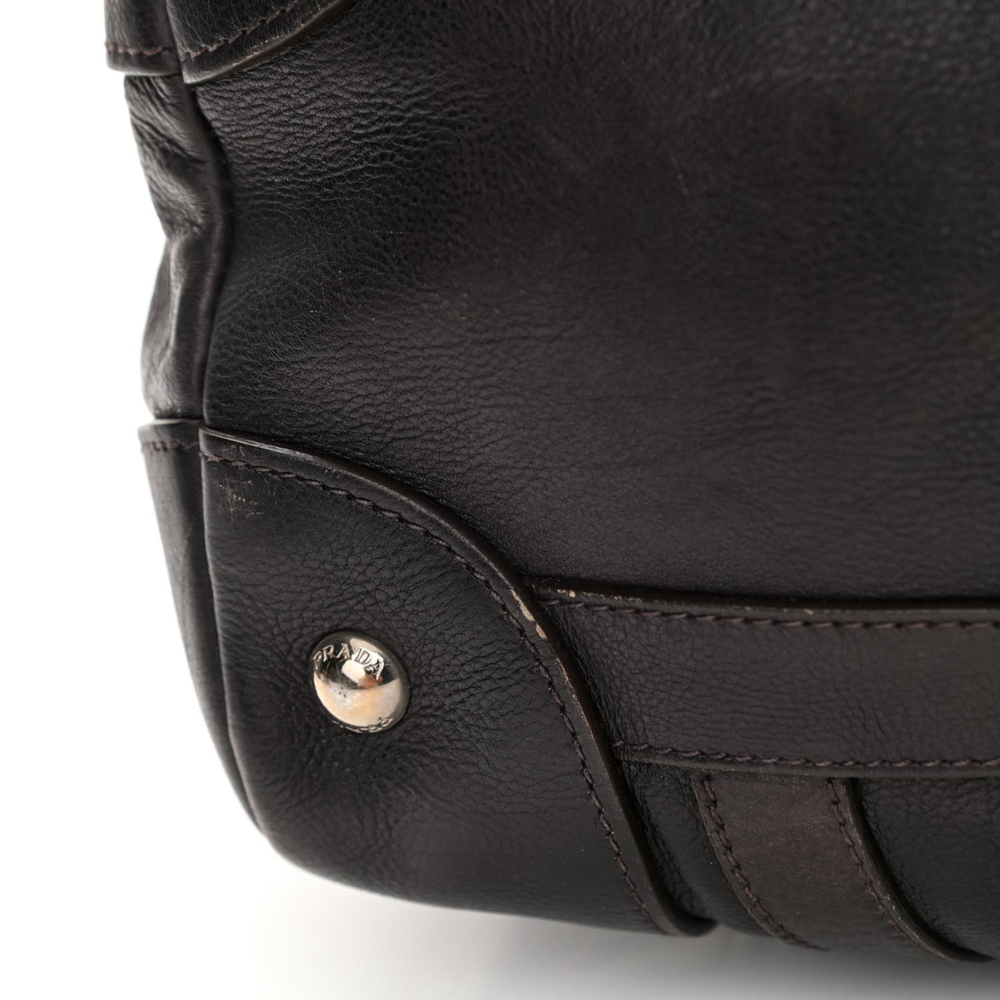Glace Calf Shoulder Bag Ardesia Fumo
