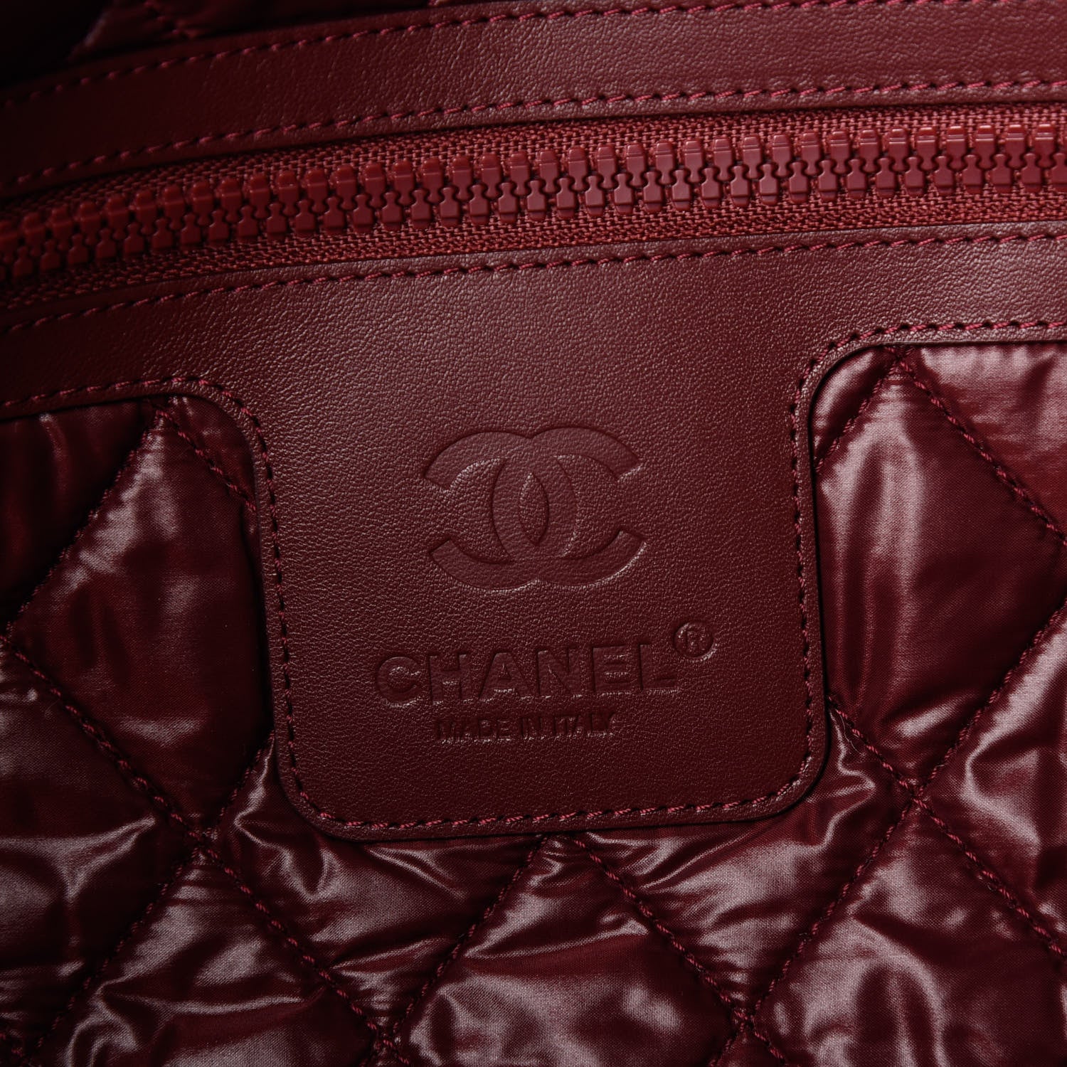 Chanel Nylon Quilted Medium Coco Cocoon Reversible Tote Black 6 of 10