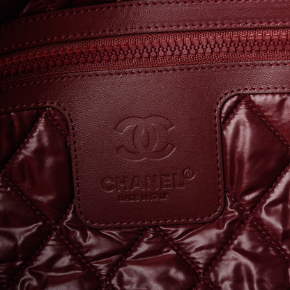 Chanel Nylon Quilted Medium Coco Cocoon Reversible Tote Black 6 of 10
