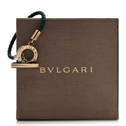 Bulgari Calfskin BVLGARI Toggle Bracelet Green 5 of 5