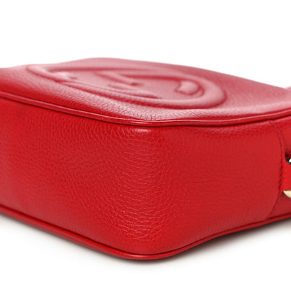 Gucci Pebbled Calfskin Small Soho Disco Bag Tabasco Red 11 of 11