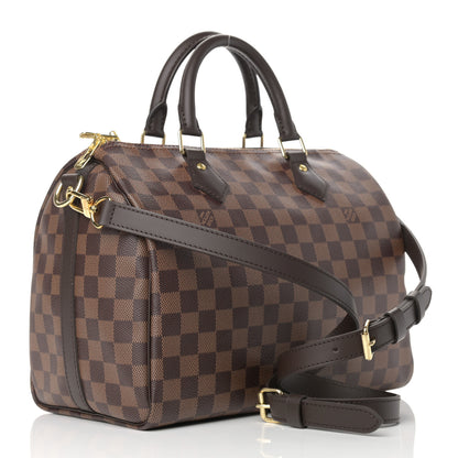 Louis Vuitton Damier Ebene Speedy Bandouliere 30 3 of 8