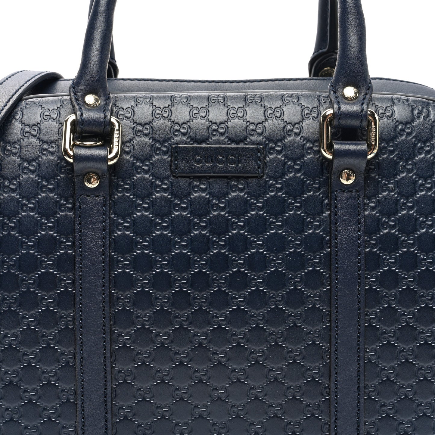 Microguccissima Medium Crossbody Bag Blue