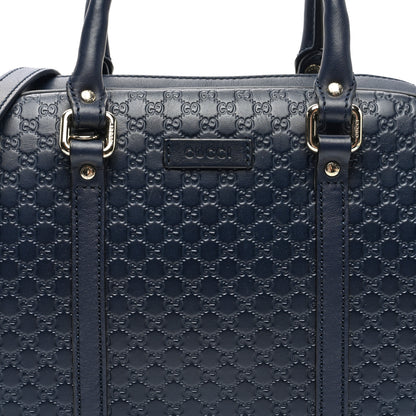 Gucci Microguccissima Medium Crossbody Bag Blue 8 of 10