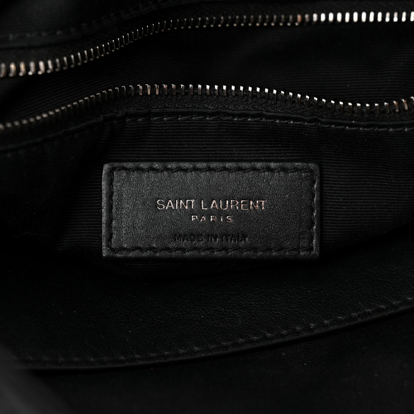 Crinkled Calfskin Matelasse Monogram Medium Niki Shopper Tote Black