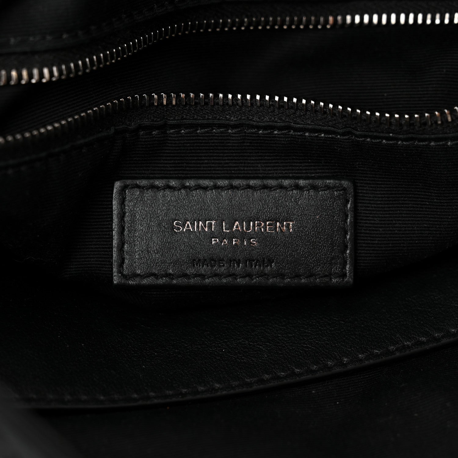 Saint Laurent Crinkled Calfskin Matelasse Monogram Medium Niki Shopper Tote Black 6 of 12