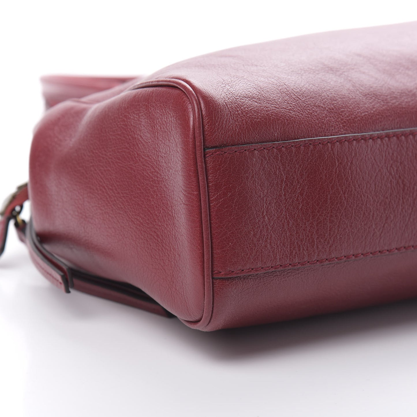 Calfskin Large Re(Belle) Top Handle Bag Red