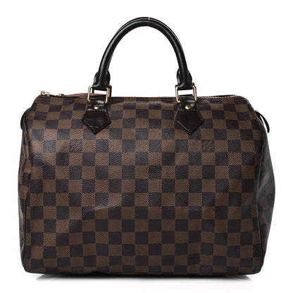 Louis Vuitton Damier Ebene Speedy 30 1 of 10