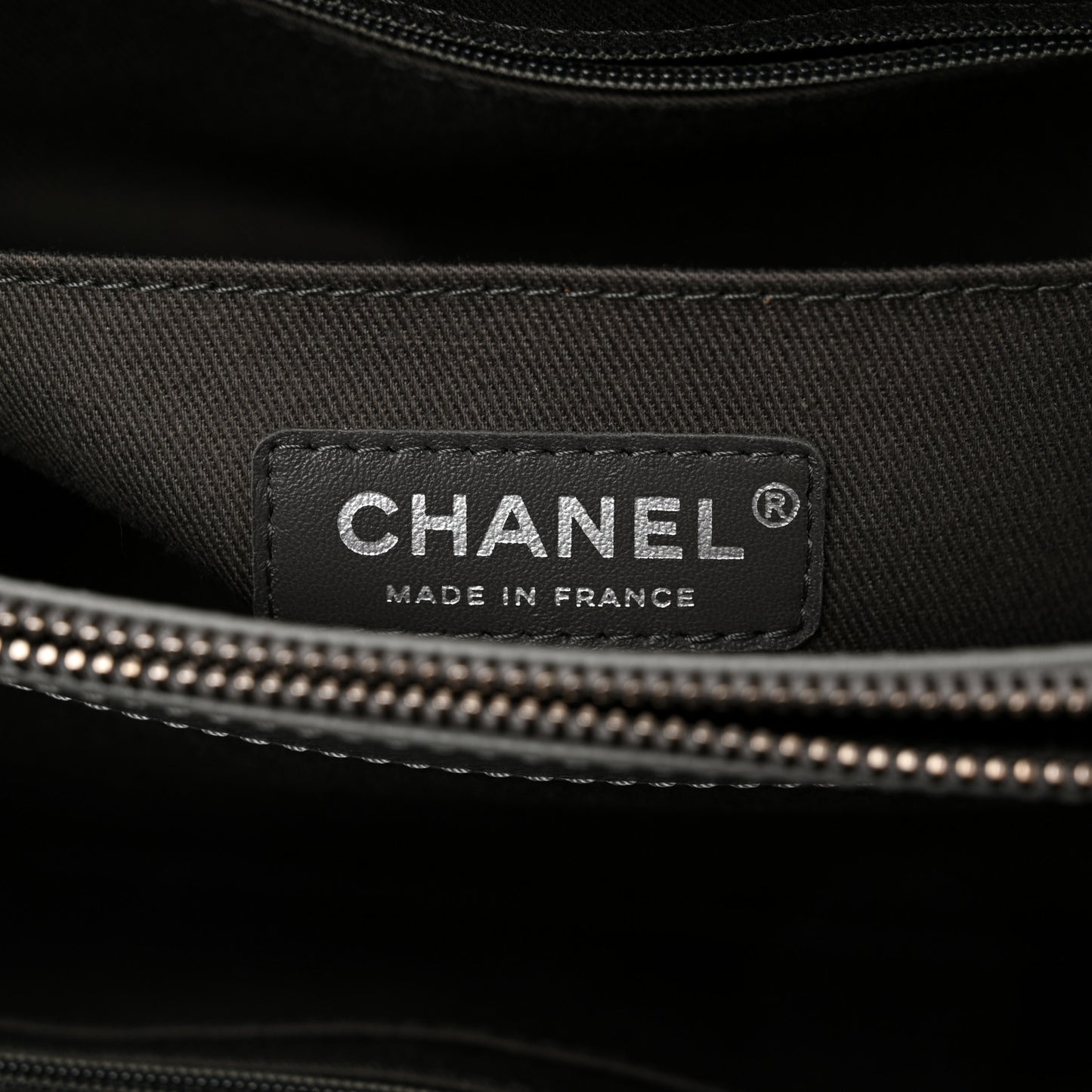 Grained Calfskin Small Neo Executive Shopper Tote Grey