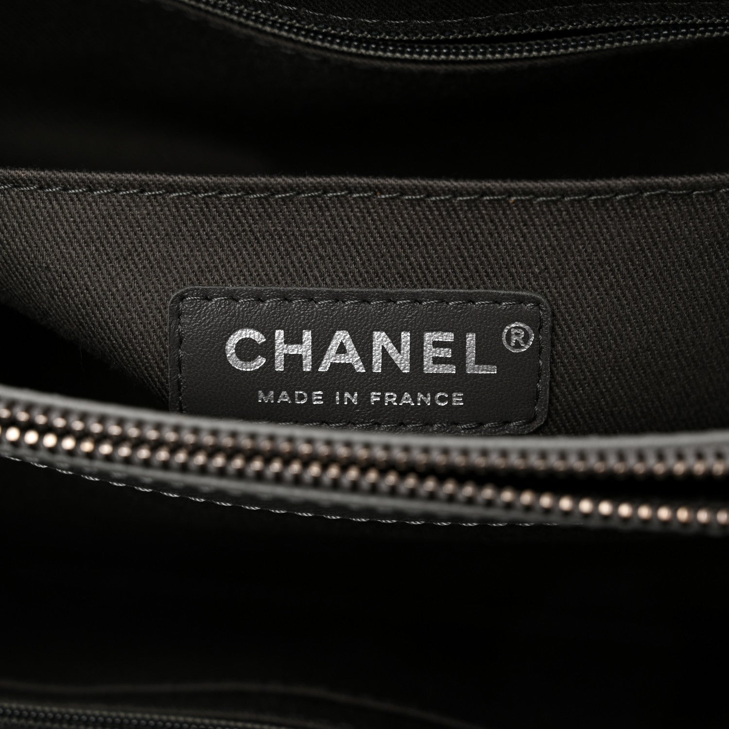 Chanel Grained Calfskin Small Neo Executive Shopper Tote Grey 6 of 10