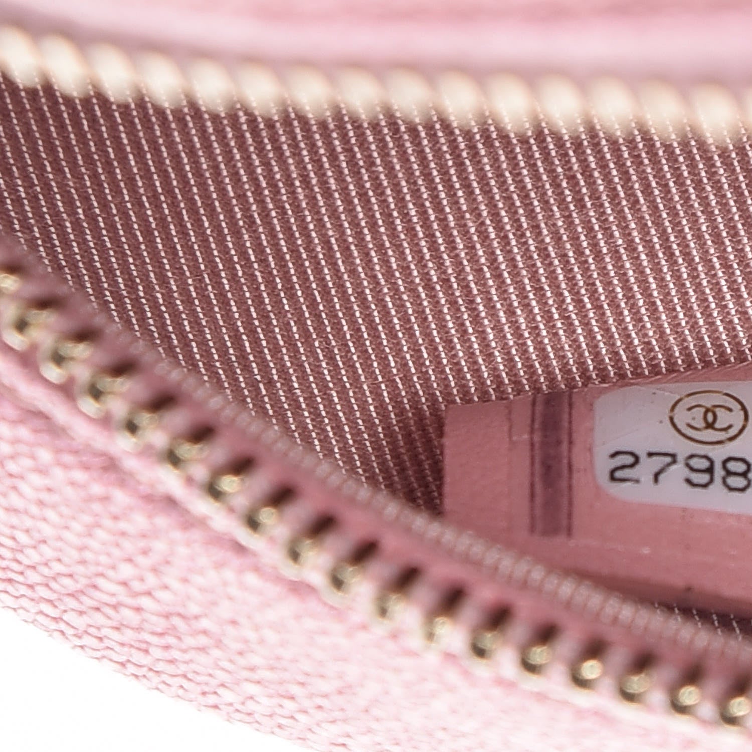 Chanel Iridescent Caviar Quilted Round Clutch With Chain Pink 7 of 8