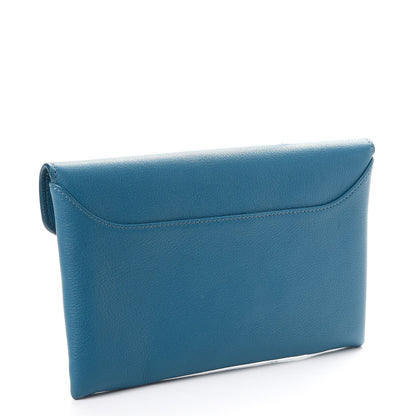 Givenchy Sugar Goatskin Small Antigona Envelope Clutch Mineral Blue 3 of 7