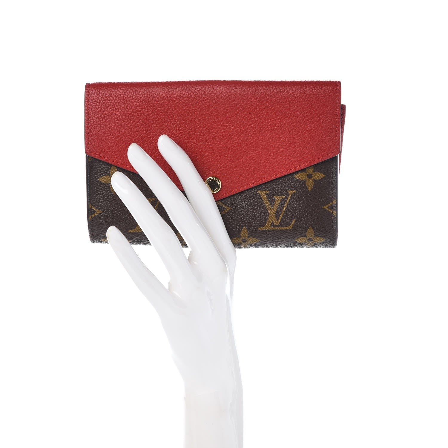 Louis Vuitton Monogram Pallas Compact Wallet Cherry 2 of 9