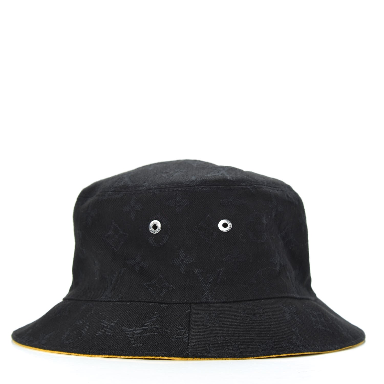 Louis Vuitton Monogram Denim Transformable Bob Bucket Hat 58 Black 3 of 7