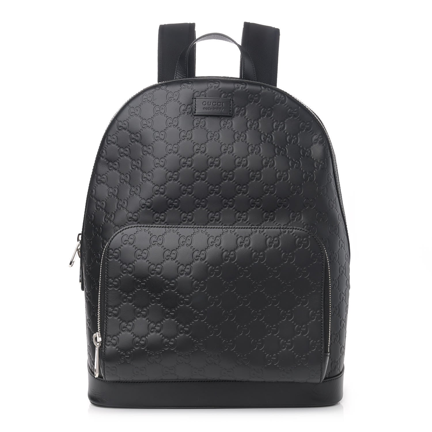 Gucci Guccissima Signature Day Backpack Black 1 of 10