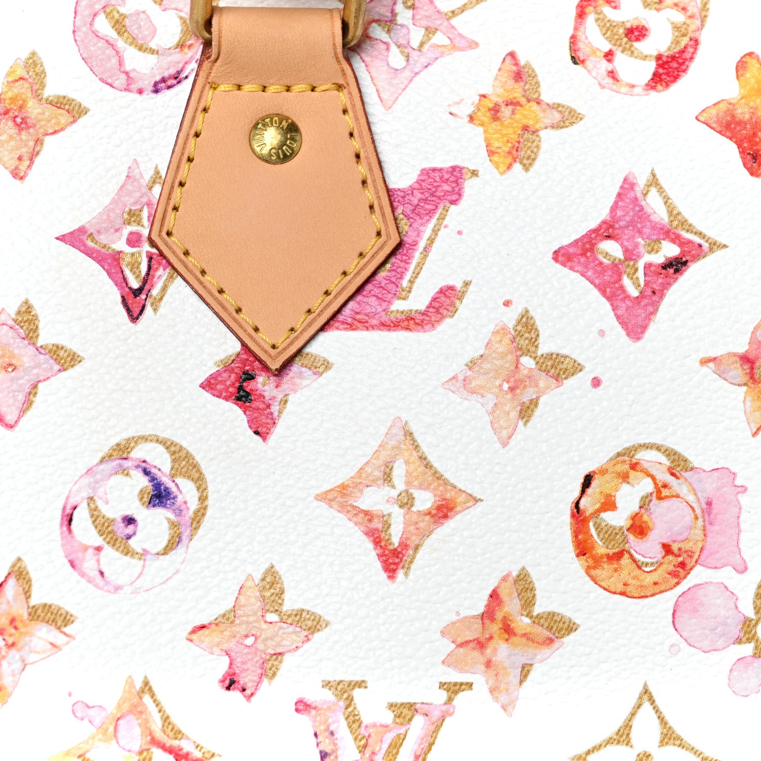 Louis Vuitton Watercolor Aquarelle Speedy 35 White 7 of 9