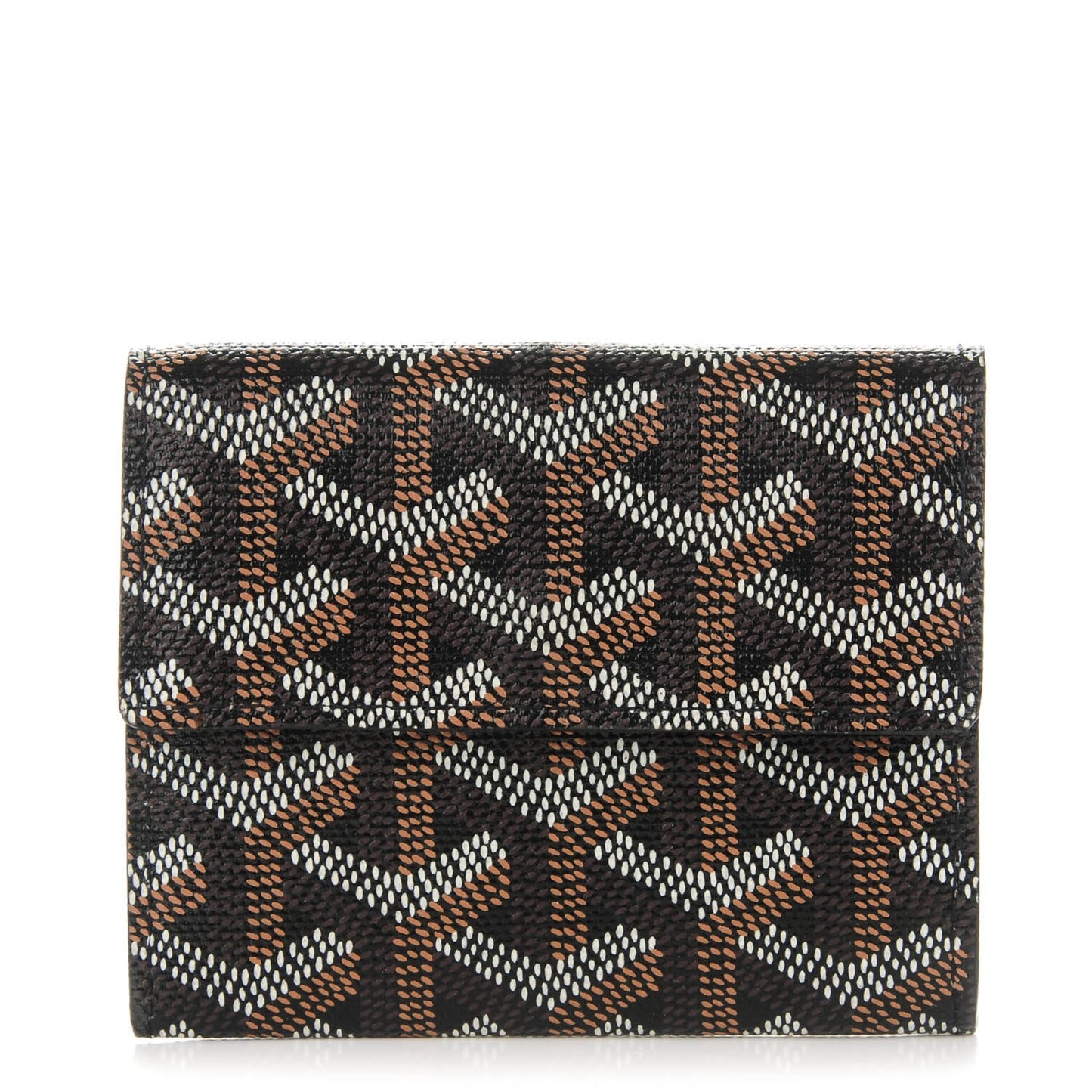 Goyardine Coin Purse Wallet Black