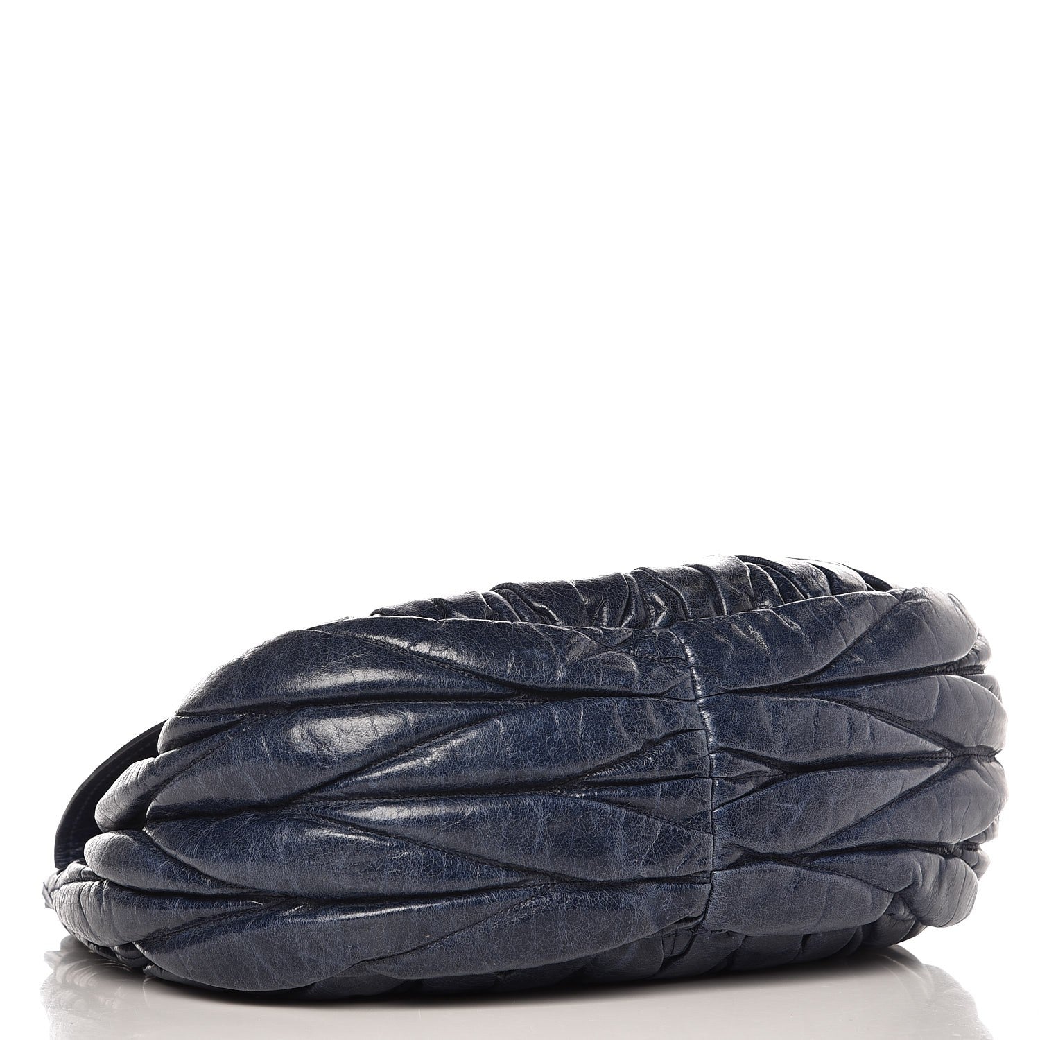 Miu Miu Matelasse Lux Nappa Hobo Inchiostro 4 of 9