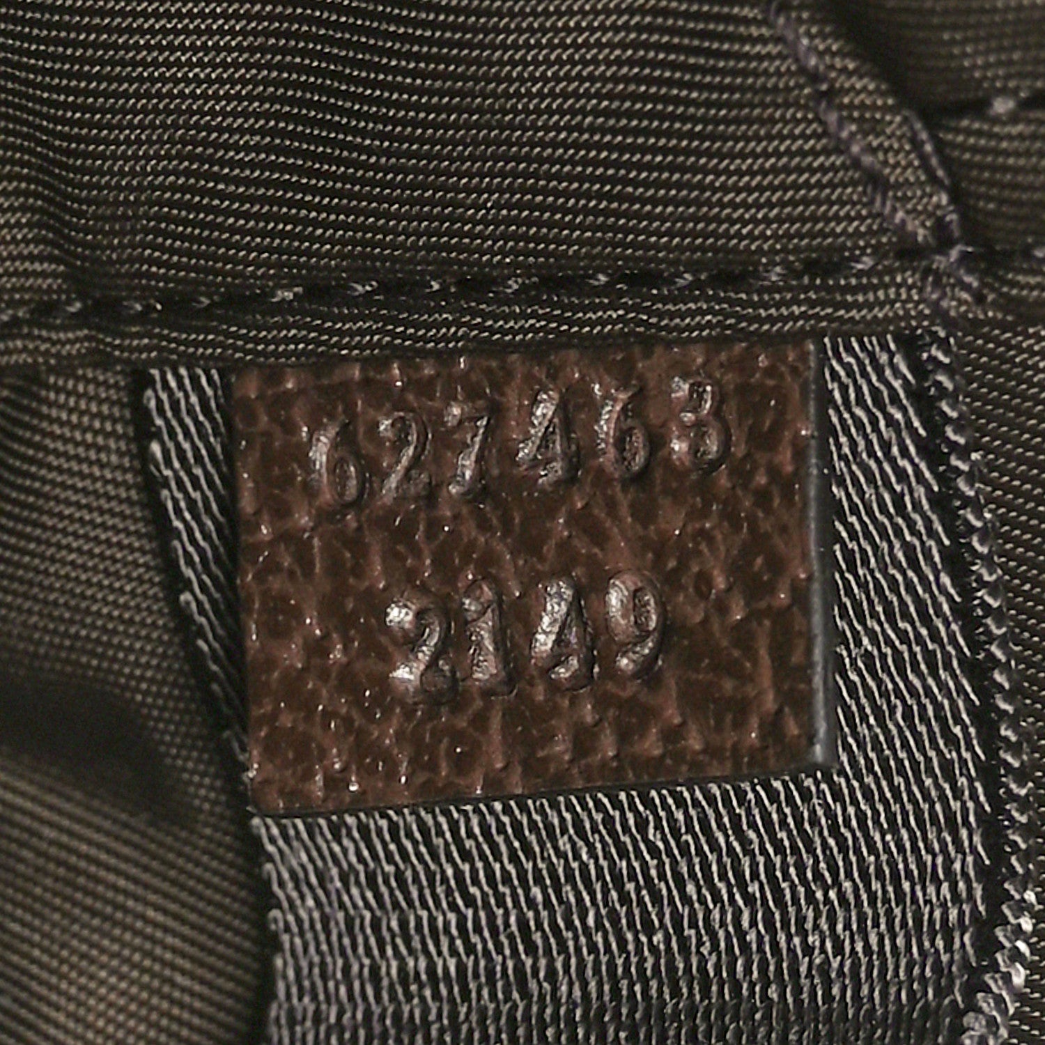 Gucci GG Supreme Monogram Textured Calfskin Web Ophidia Vanity Cosmetic Case Beige Ebony New Acero 6 of 10