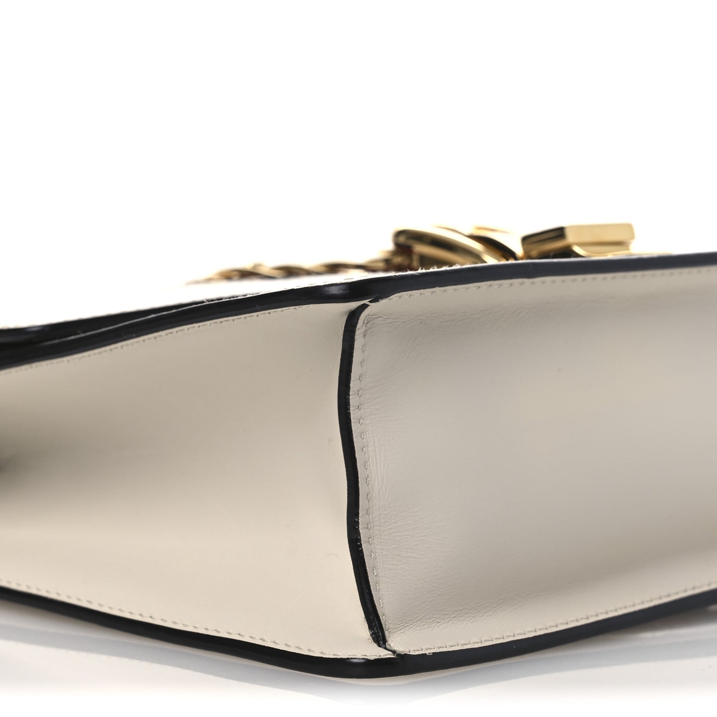 Calfskin Small Sylvie Shoulder Bag Off White