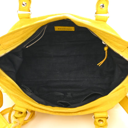 Balenciaga Agneau Classic Silver Hardware City S Jaune Soleil 5 of 19