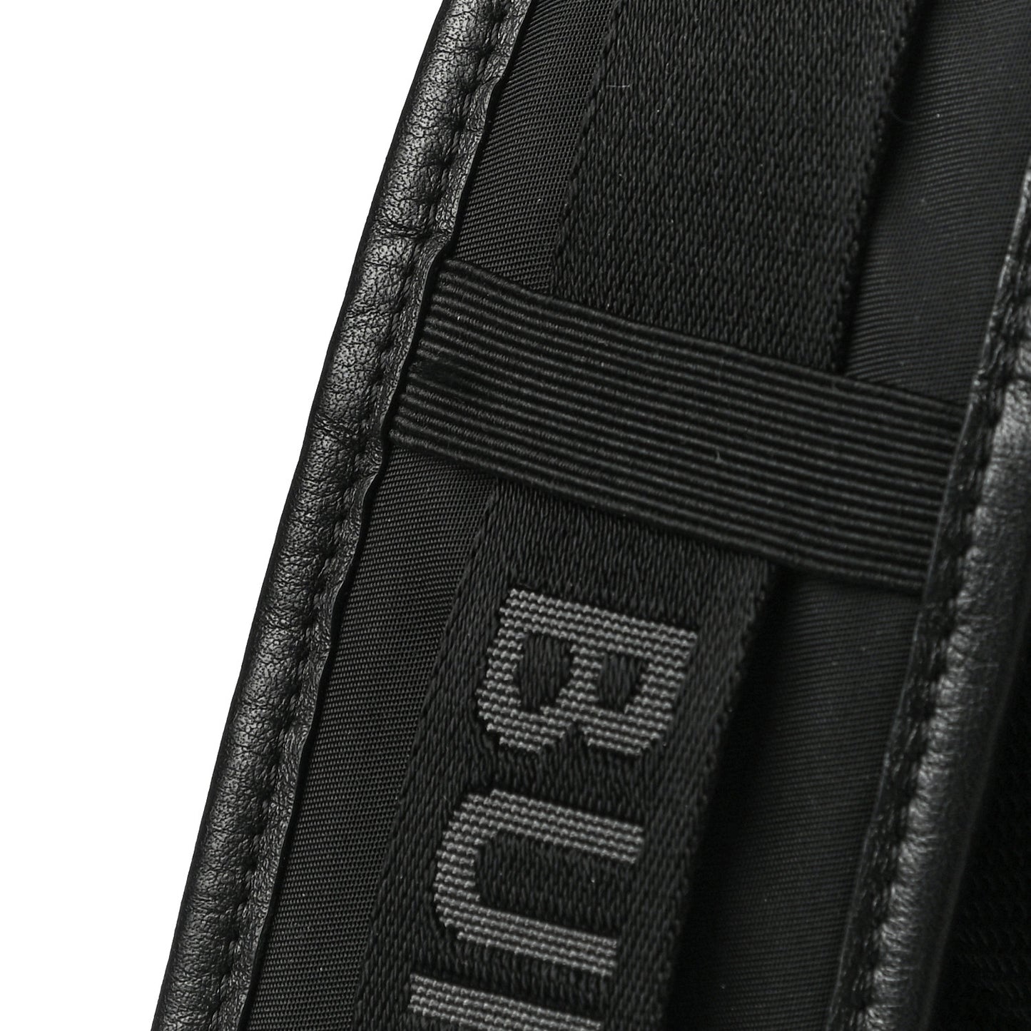 Nylon Logo Print Rocky Backpack Black