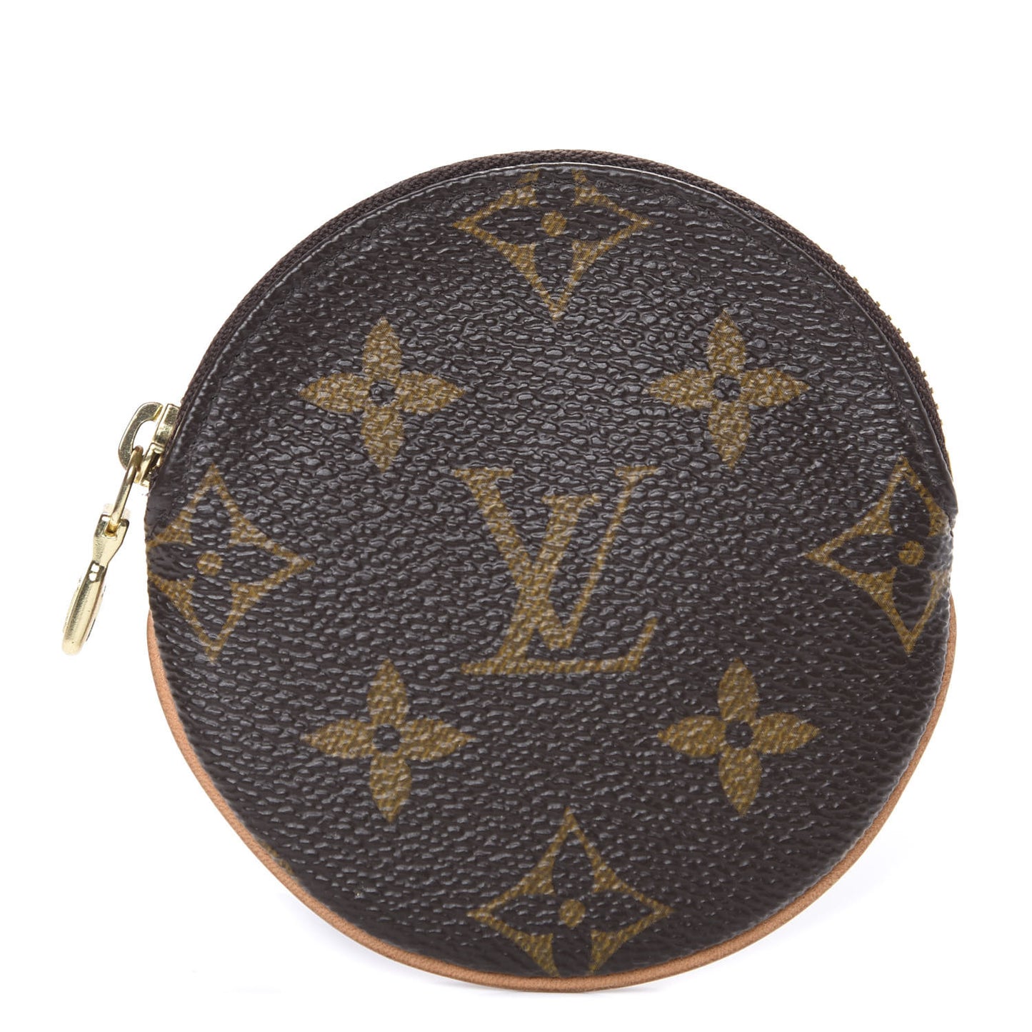 Monogram Round Coin Purse