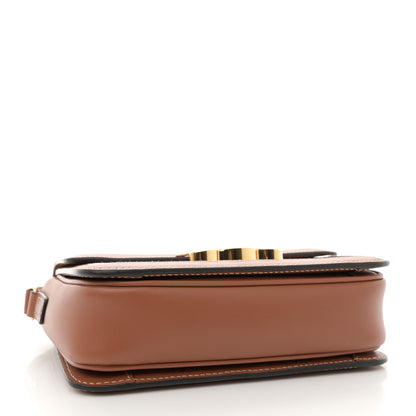 Celine Textile Calfskin Teen Triomphe Bag Natural Tan 4 of 11