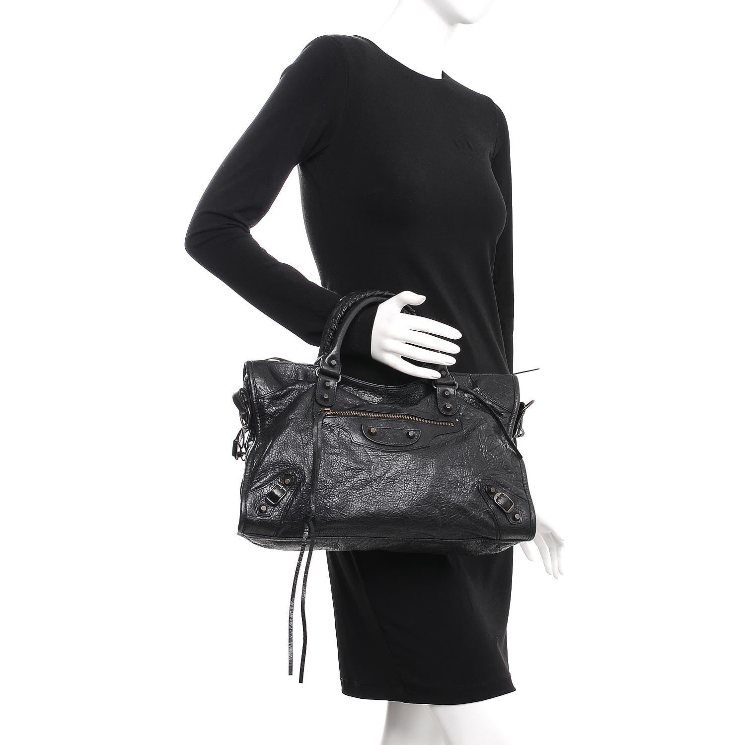 Balenciaga Agneau Classic Hardware City Black 3 of 12