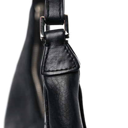 Christian Dior Grained Calfskin Cannage Hobo Black 21 of 24