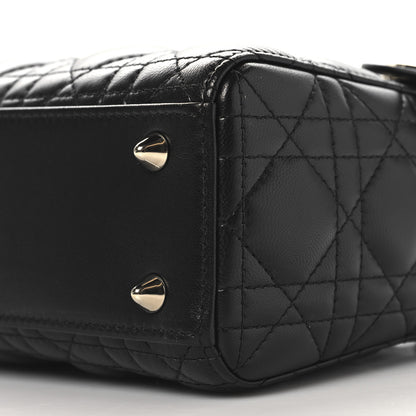 Christian Dior Lambskin Cannage Small My ABCDior Lady Dior Black 10 of 10