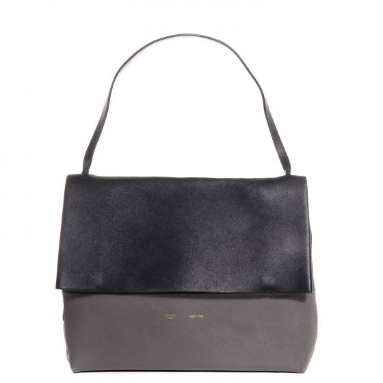 Celine Calfskin All Soft Shoulder Bag Black 1 of 8