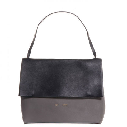 Celine Calfskin All Soft Shoulder Bag Black 1 of 8